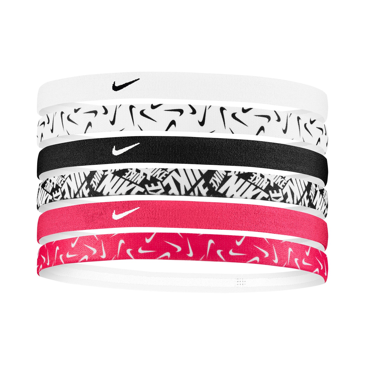 Nike Printed Haarband 6er Pack Unisex - pink, mehrfarbig Nike Printed Haarband 6er Pack Unisex - pink, mehrfarbig