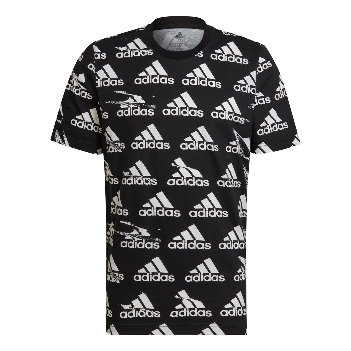 adidas Big Logo T-Shirt Herren - schwarz, weiß adidas Big Logo T-Shirt Herren - schwarz, weiß