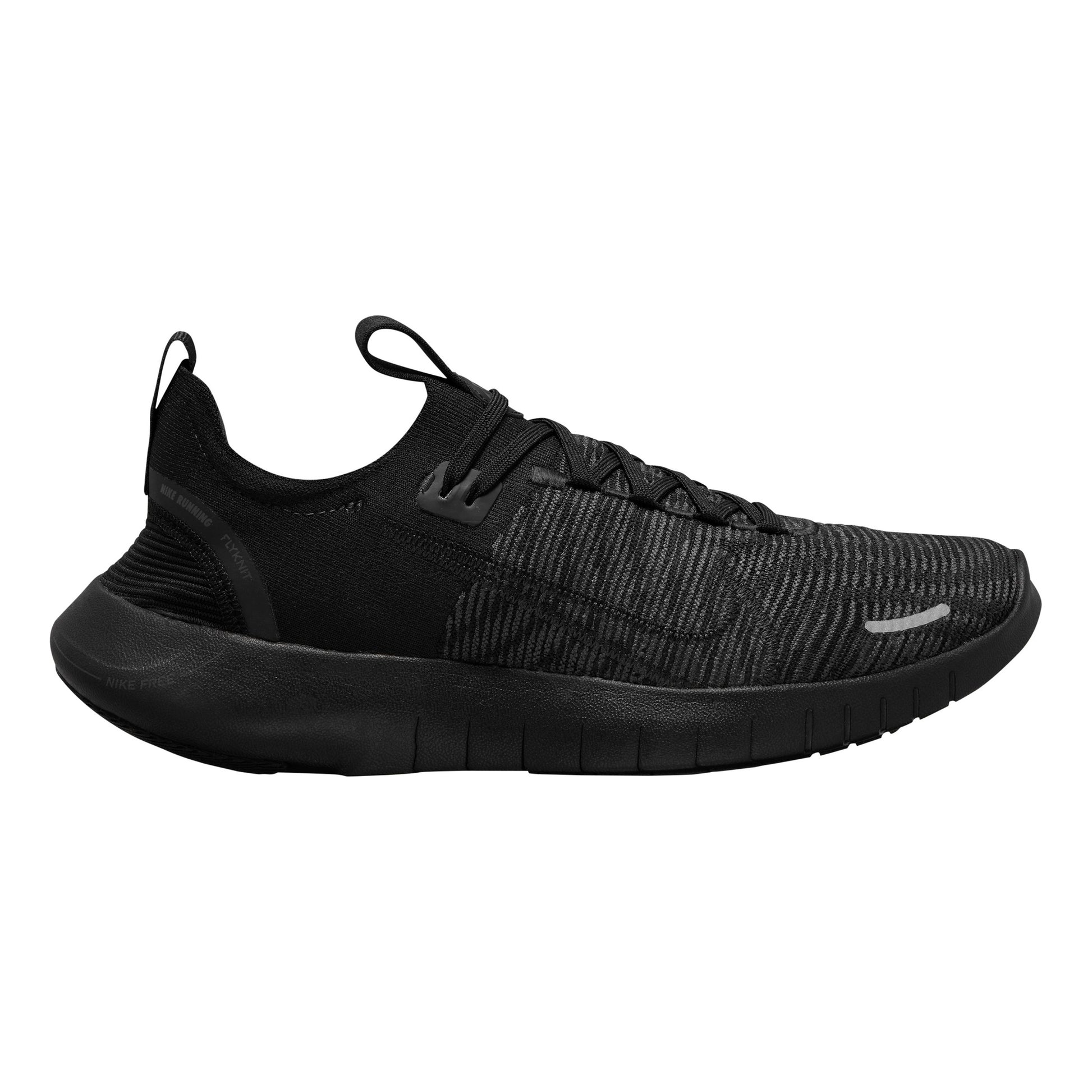Nike Free Run Flyknit Next Nature Neutralschuh Herren - schwarz, grau