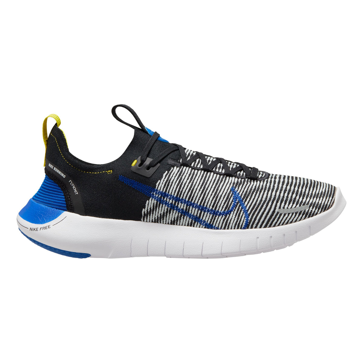 Nike Free Run Flyknit Next Nature Neutralschuh Herren - schwarz, blau