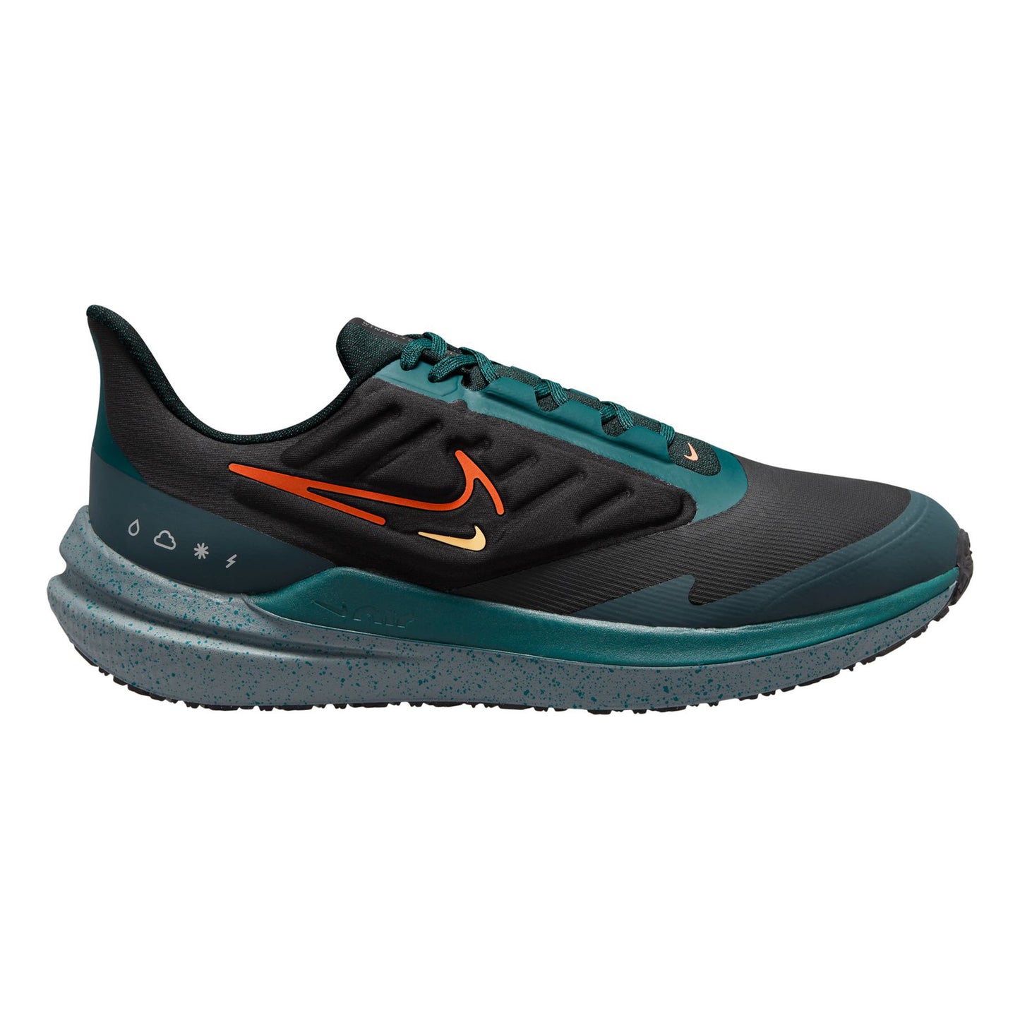 Nike Winflo 9 Shield Neutralschuh Herren - schwarz, petrol