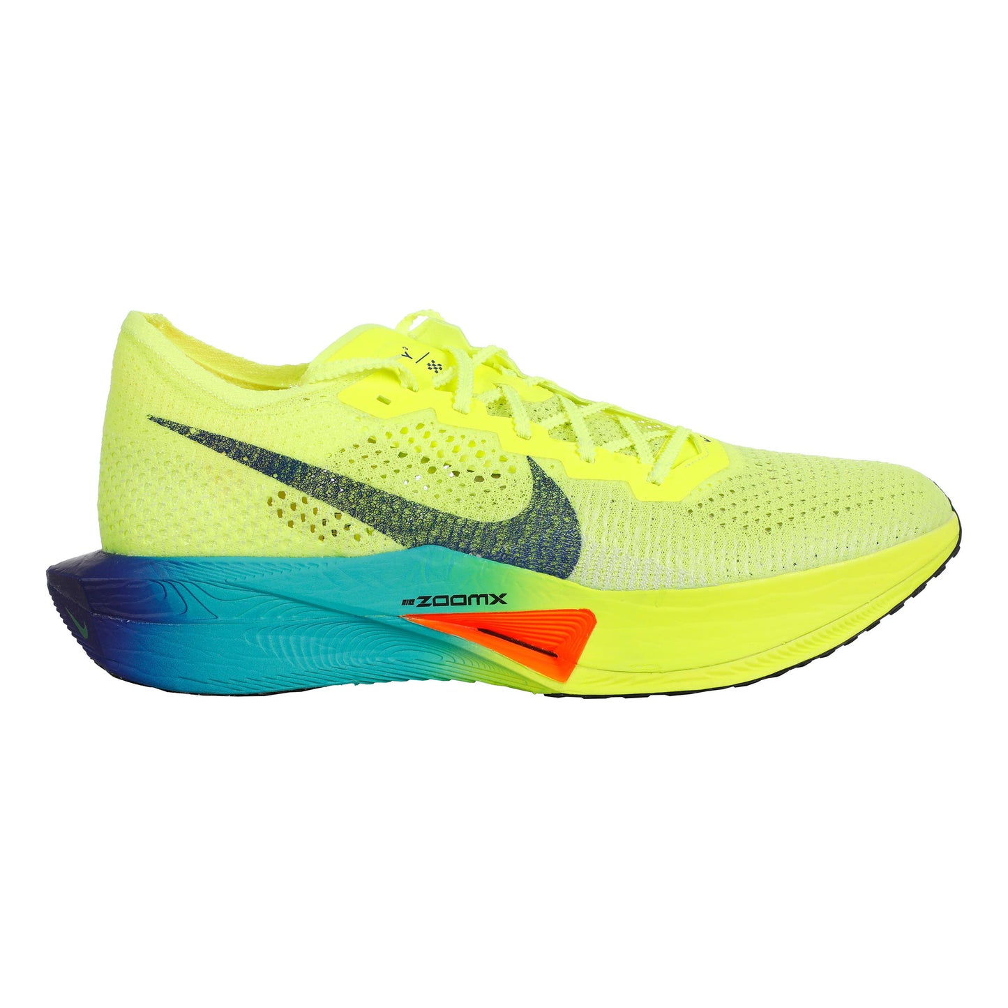 Nike ZoomX Vaporfly 3 Wettkampfschuh Damen-Neongelb,Blau