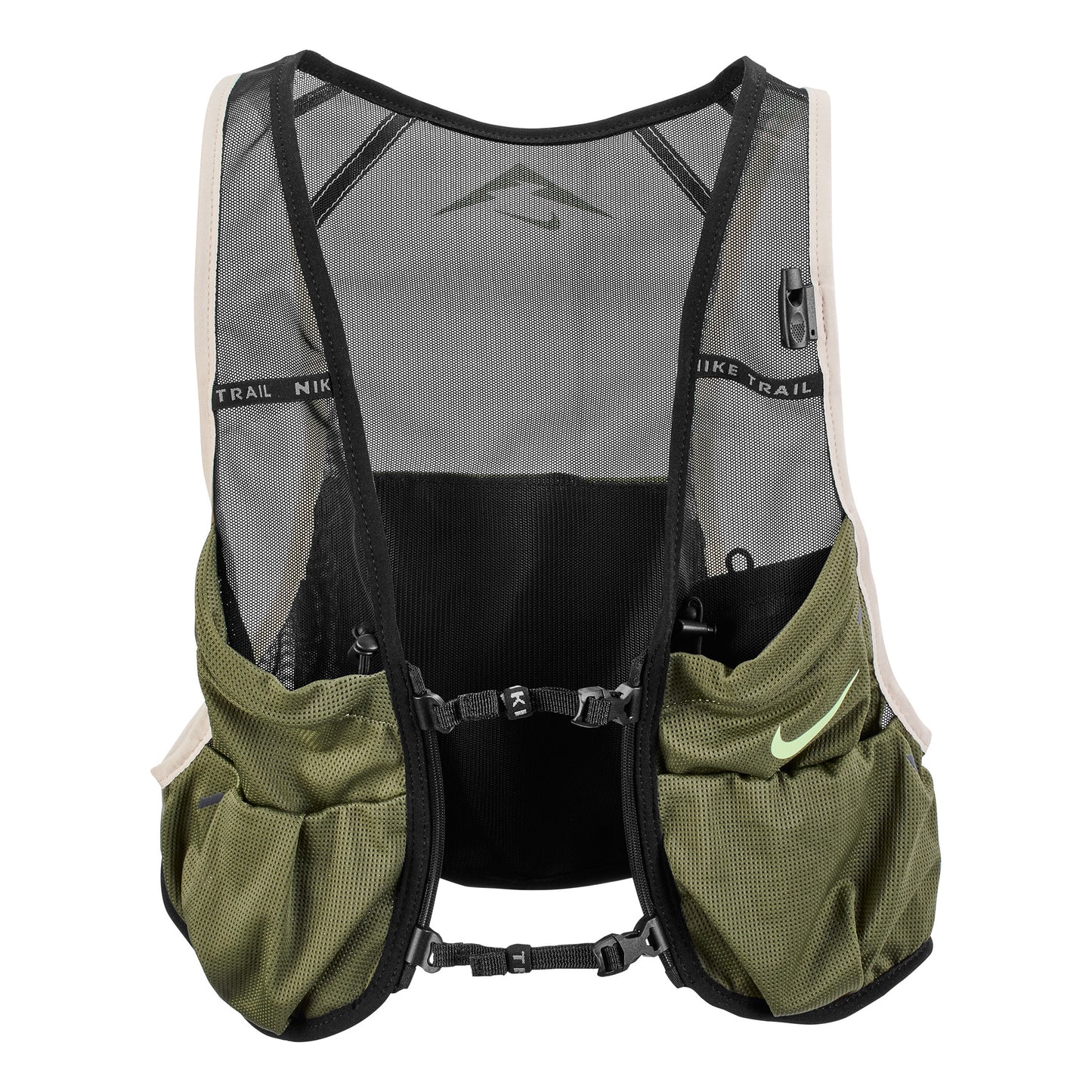 Nike Trail Vest 2.0 Trinkrucksack-Schwarz,Oliv