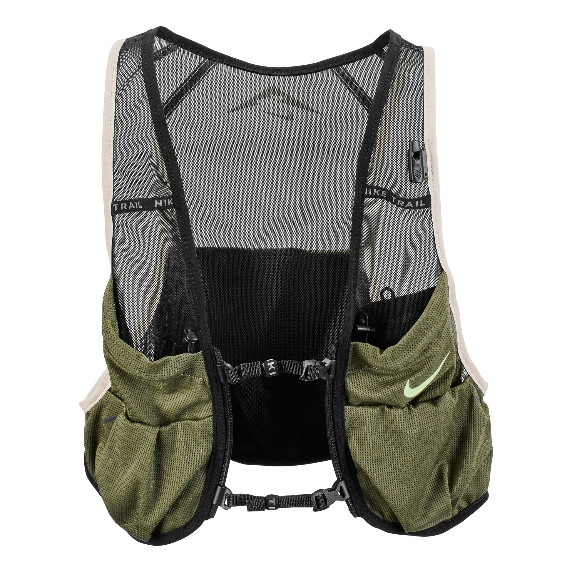 Nike Trail Vest 2.0 Trinkrucksack-Schwarz,Oliv