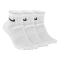 Everyday Cush Ankle Sportsocken 3er Pack-Weiß,Schwarz