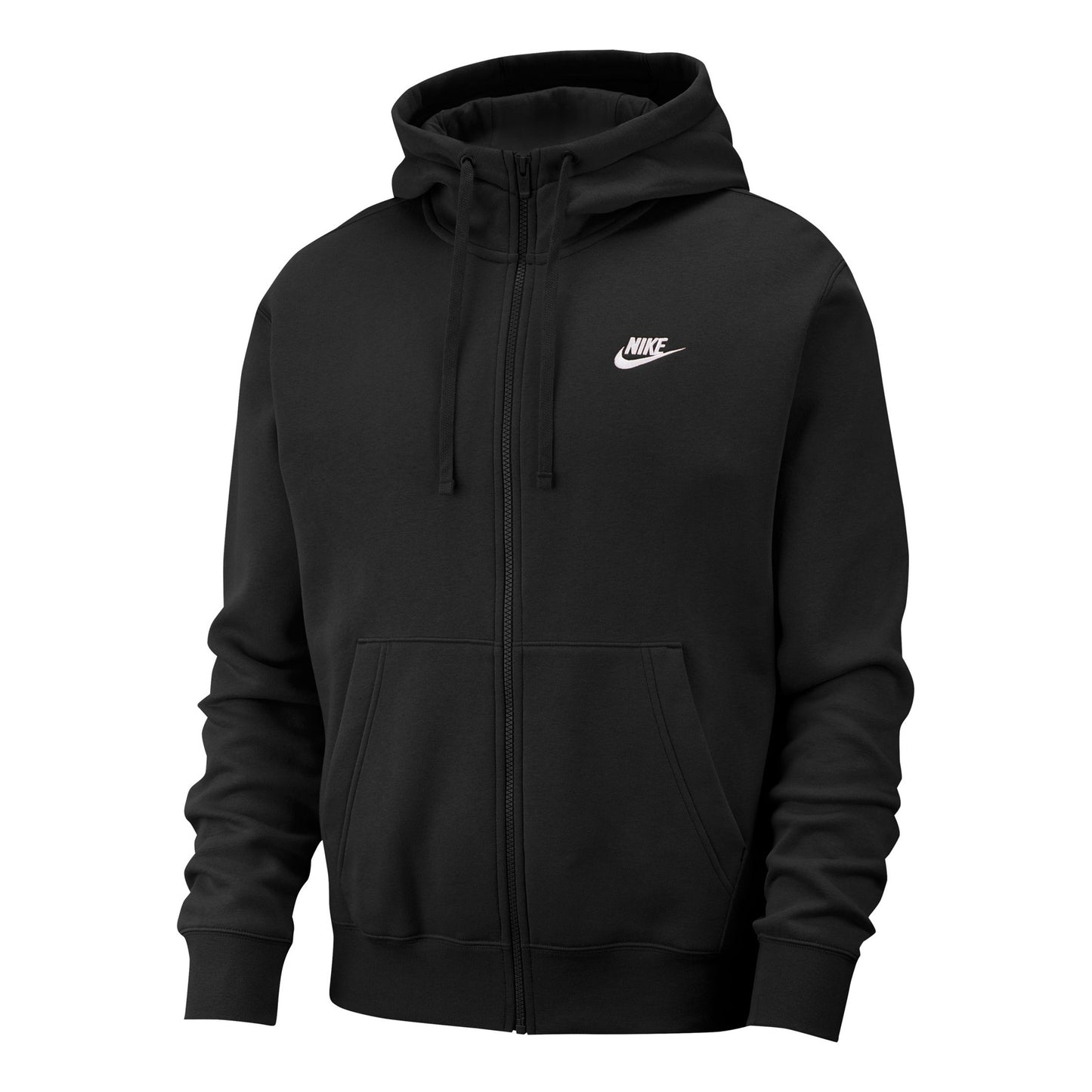 Nike Sportswear Club Full Zip Sweatjacke Herren - schwarz, weiß