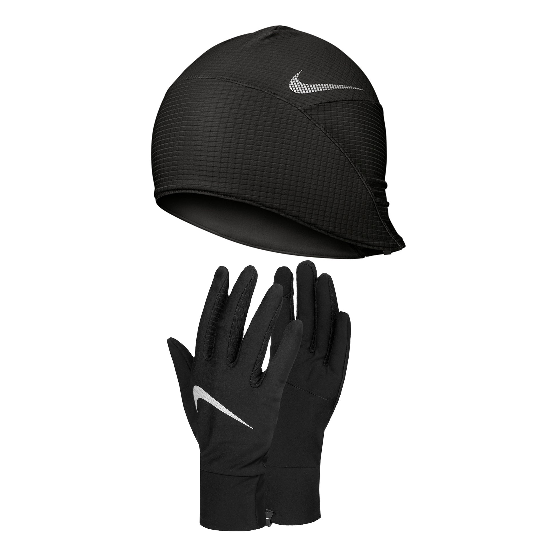 Essential Mütze + Handschuhe Herren-schwarz,silber