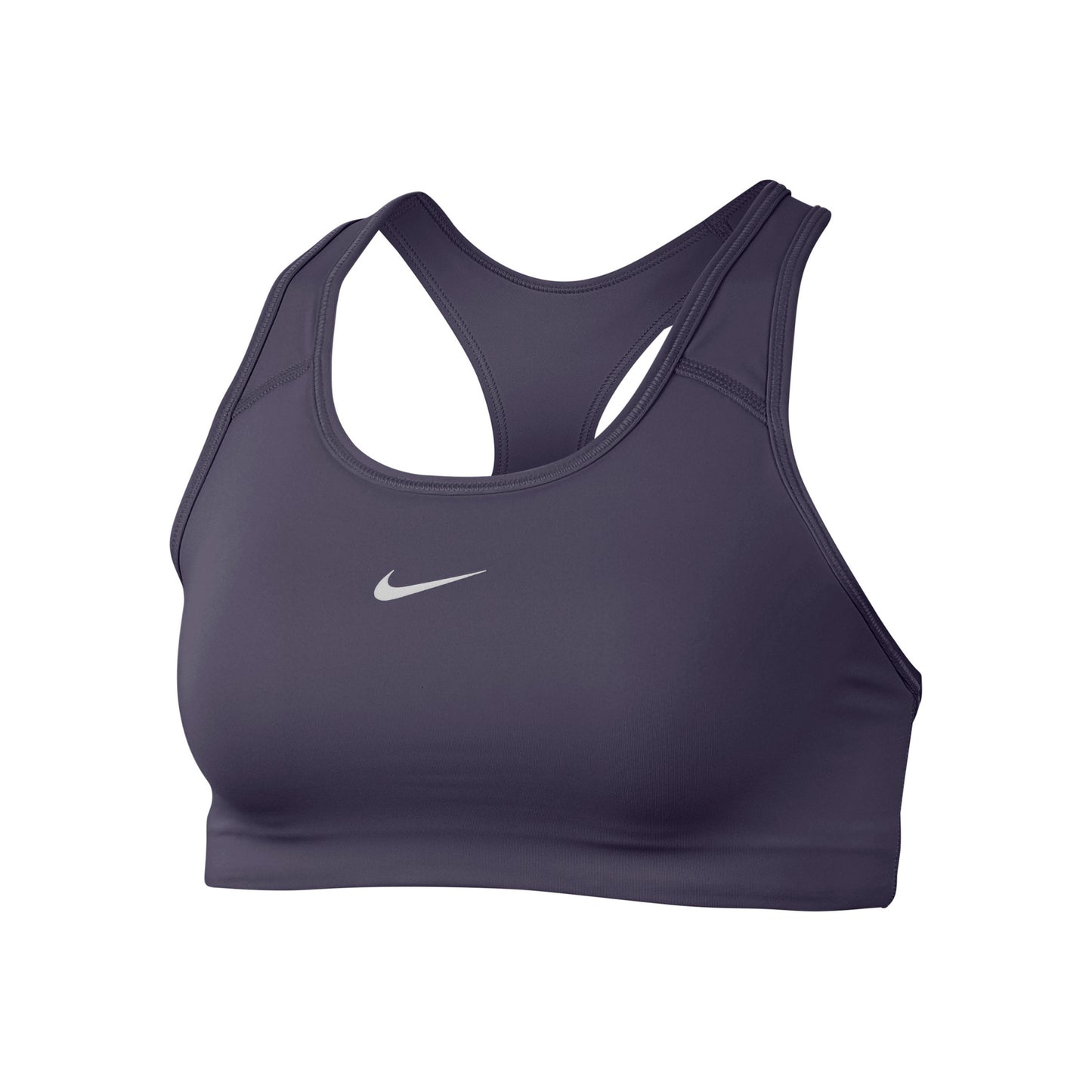 Nike Dri-Fit Swoosh Sport-BH Damen - lila, weiß
