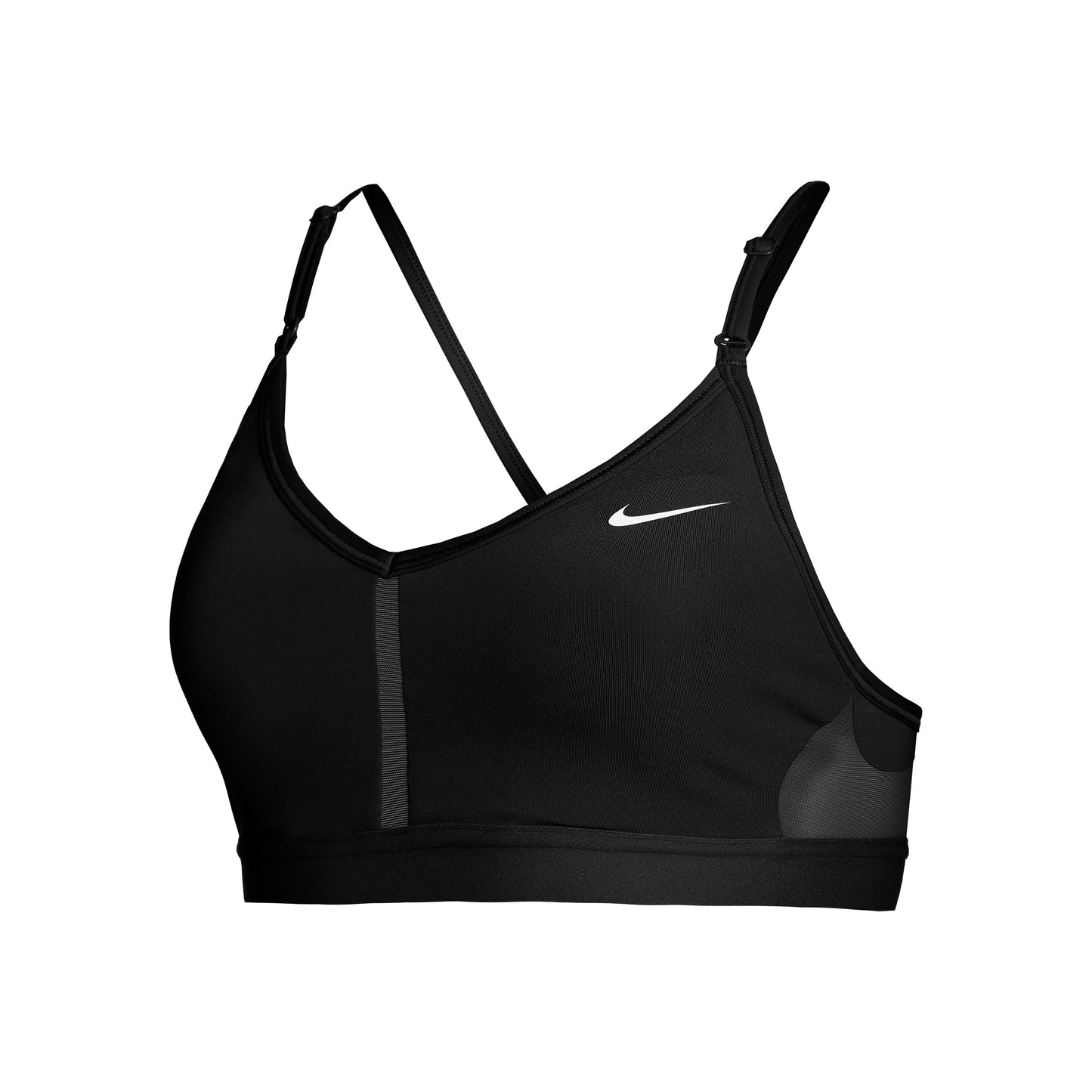 Nike Dri-Fit Indy V-Neck Sport-BH Damen - schwarz,
