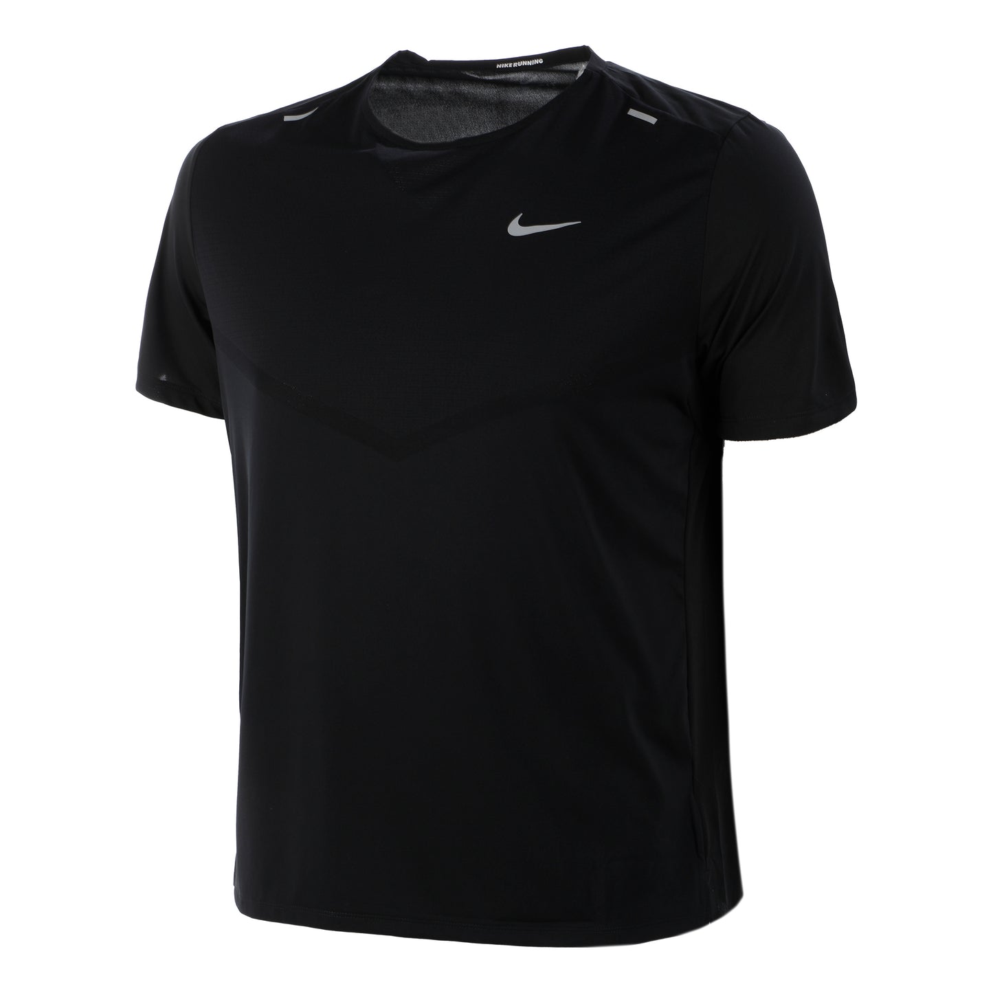 Nike Dri-Fit Rise 365 Laufshirt Herren-Schwarz,Silber