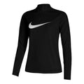 Dri-Fit Swoosh HBR Half-Zip Lauftop Damen - schwarz, grau