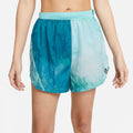 Dri-Fit Trail Mid-Rise 3in Shorts Damen - blau, grau