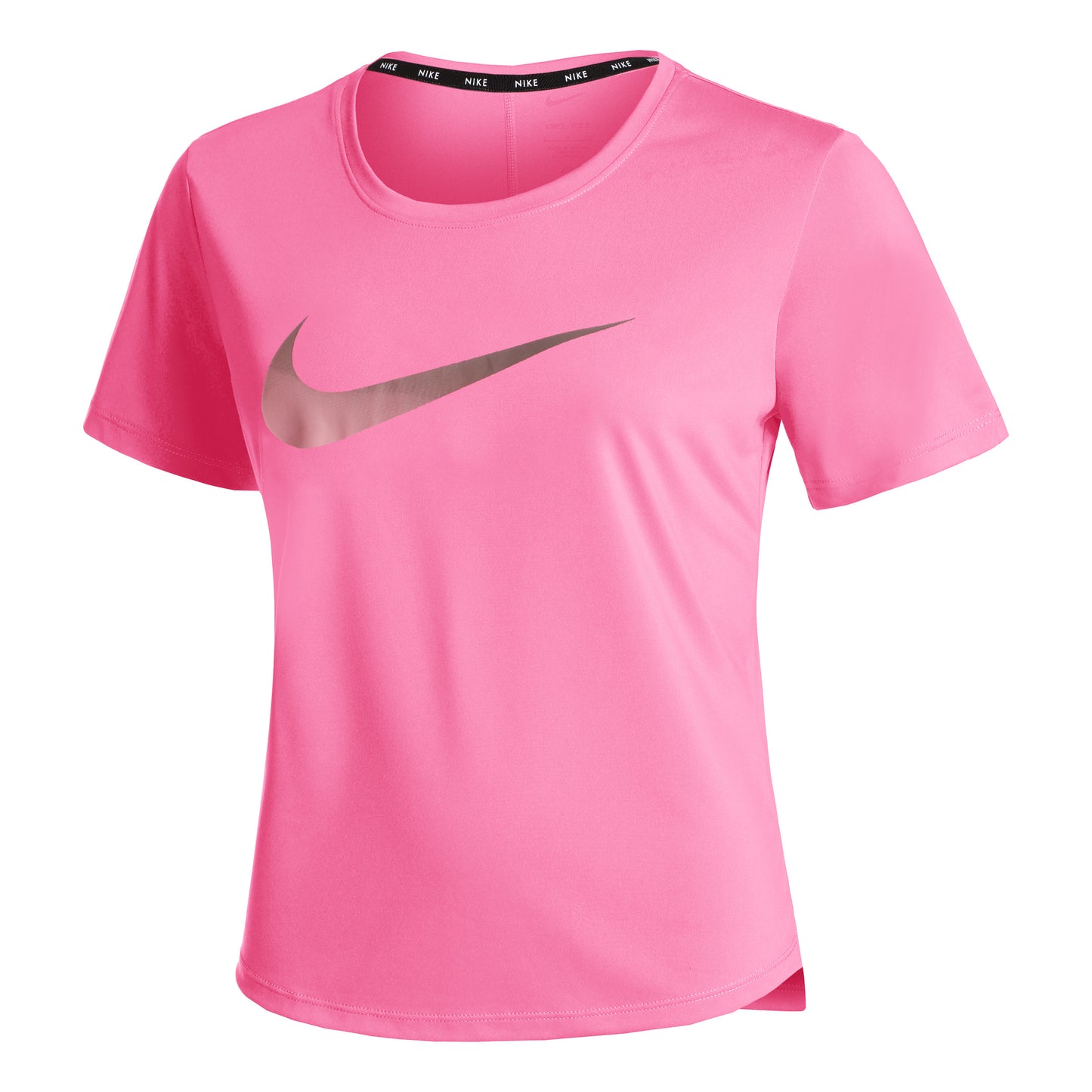 Nike Dri-Fit One Swoosh HBR Laufshirt Damen - pink,
