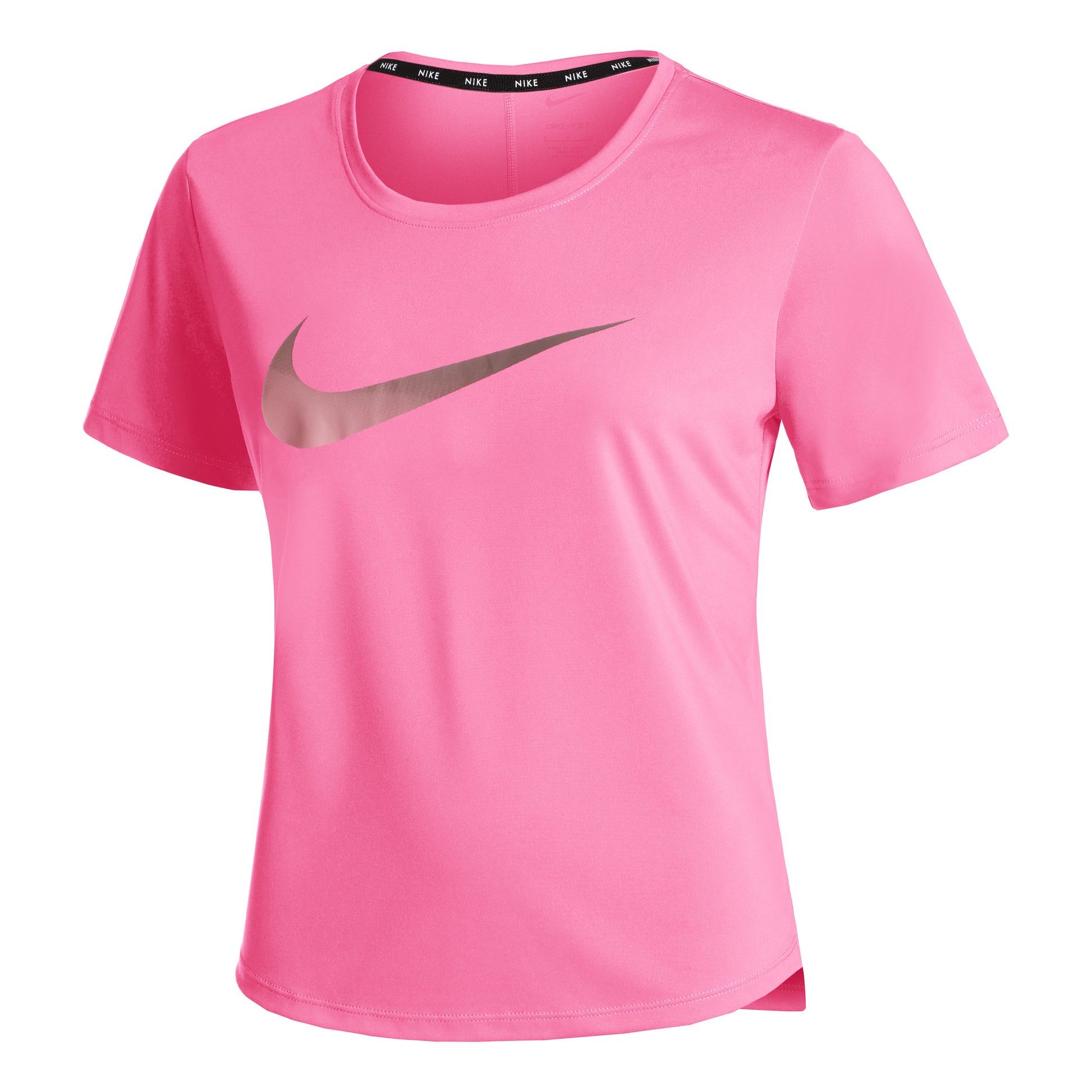 Nike Dri-Fit One Swoosh HBR Laufshirt Damen - pink,