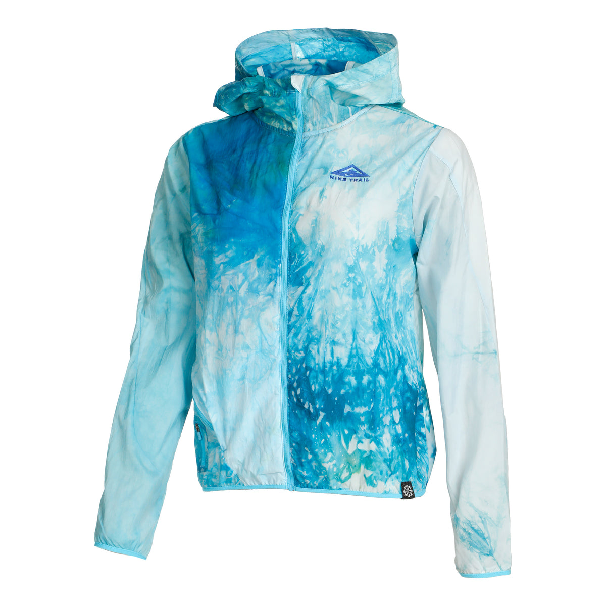 Nike Trail Laufjacke Damen - blau, grau