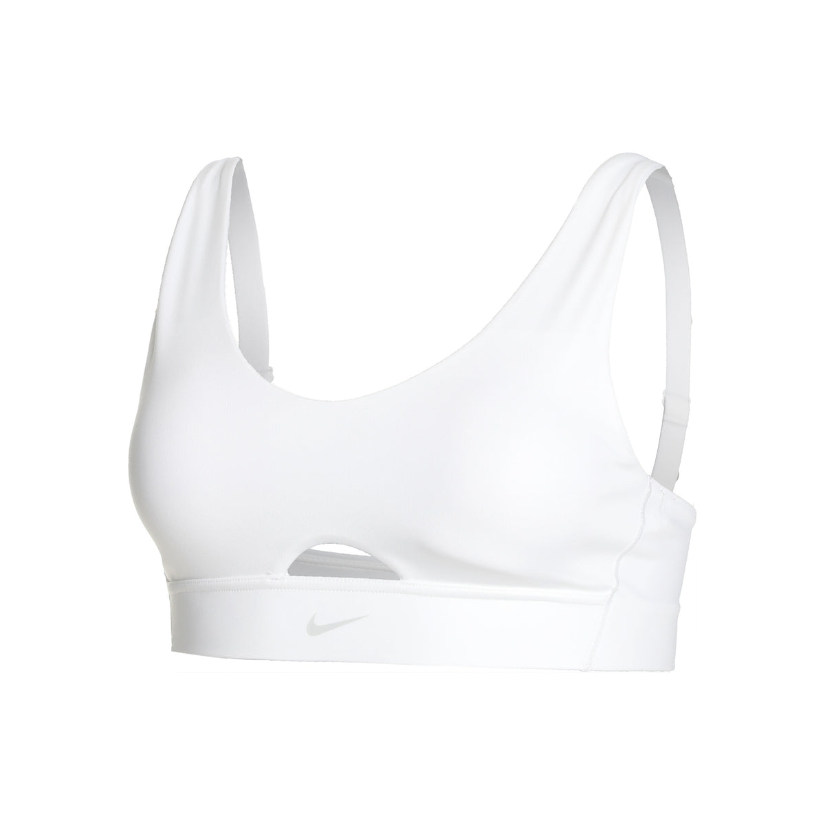 Nike Dri-Fit Indy Plunge Cutout Sport-BH Damen - weiß,