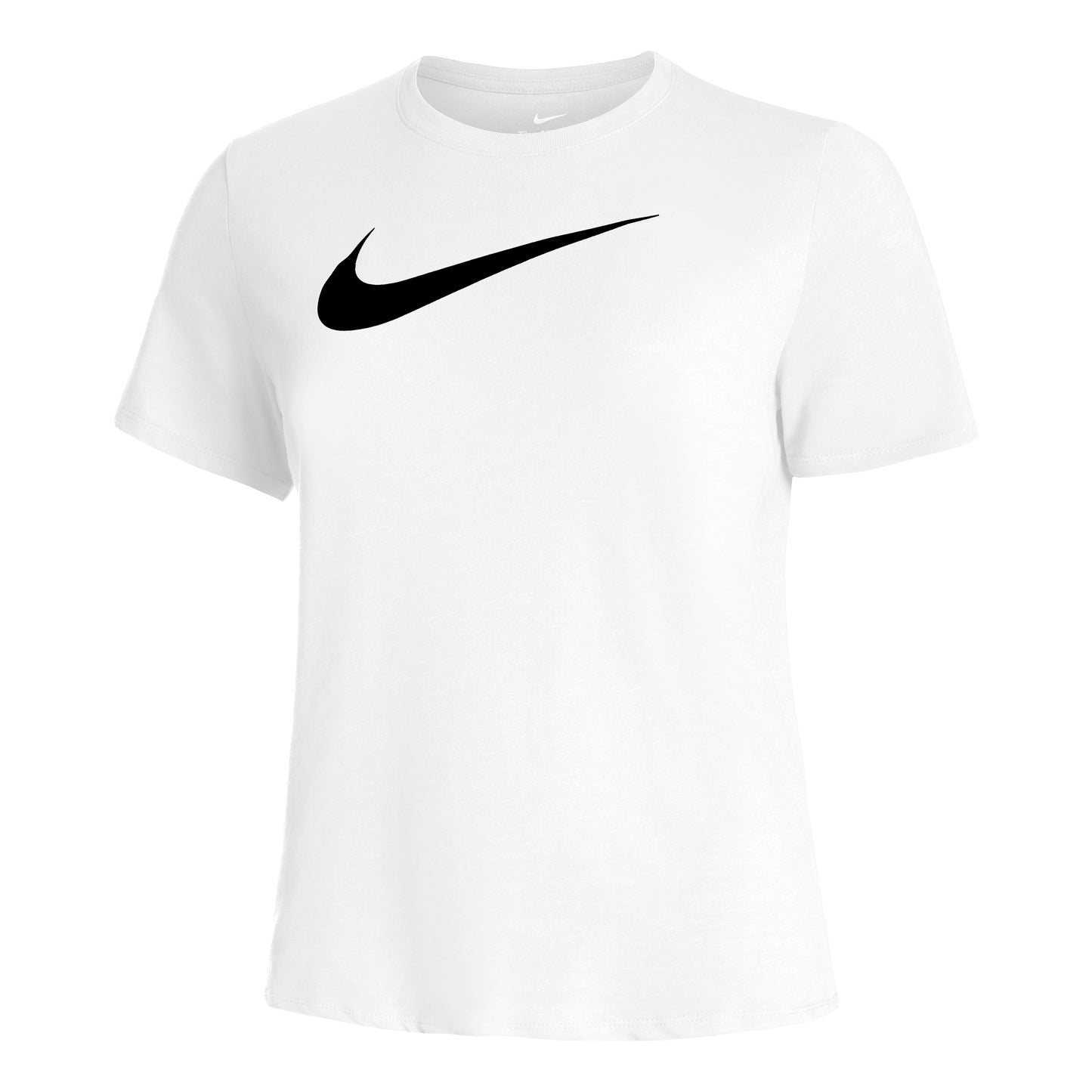 Nike Dri-Fit Swoosh T-Shirt Damen - weiß, schwarz