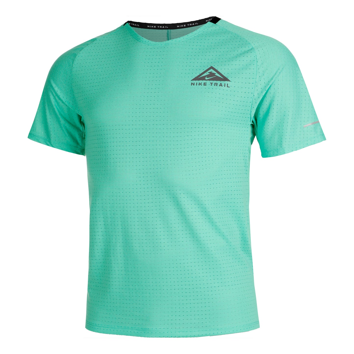 Nike Dri-Fit Solar Chase Running Laufshirt Herren - grün,