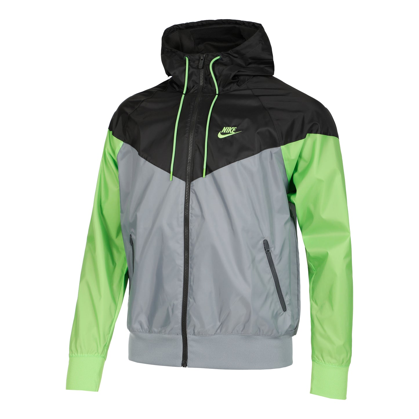 Nike Heritage Essential Windrunner Trainingsjacke Herren - grau, neongrün