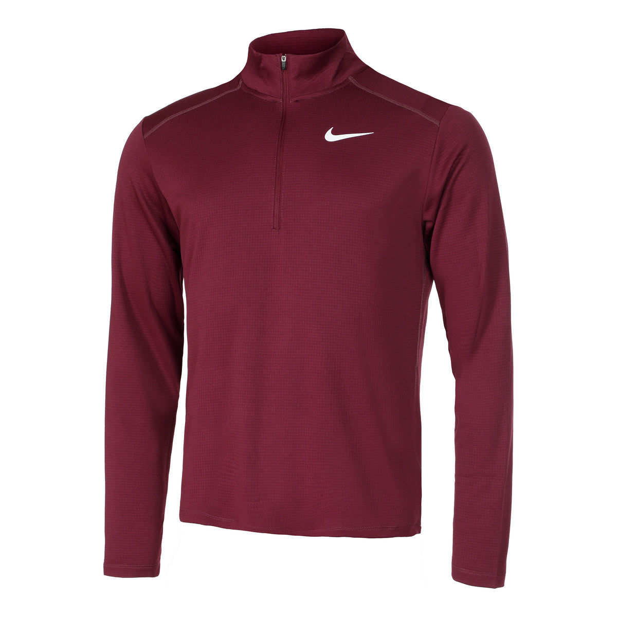 Nike Pacer Half-Zip Laufshirt Herren - rot, silber