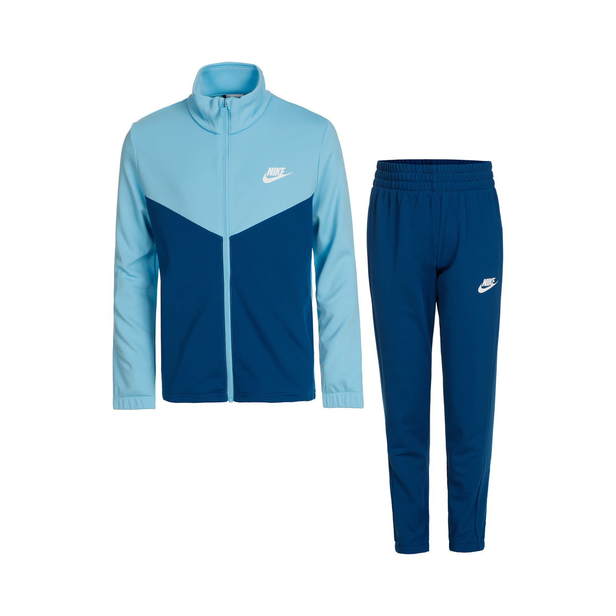 Nike Poly Fullzip Trainingsanzug Kinder - blau, hellblau