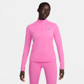 Dri-Fit Pacer 1/4-Zip Longsleeve Damen - pink,