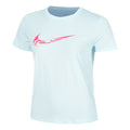 Dri-Fit One Swoosh Laufshirt Damen - hellblau,