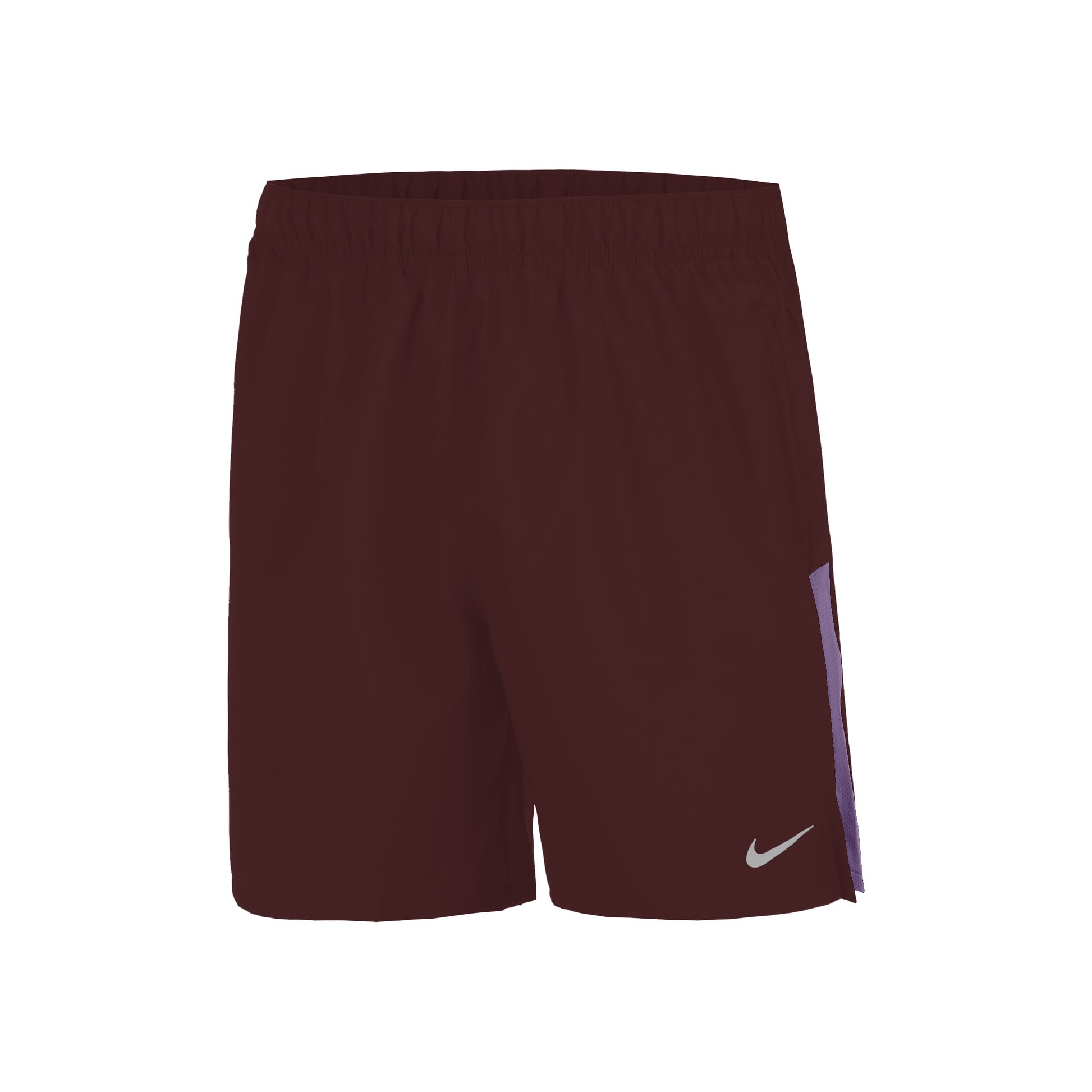 Nike Challenger 7in Brief-Lined Laufshorts Herren - dunkelrot