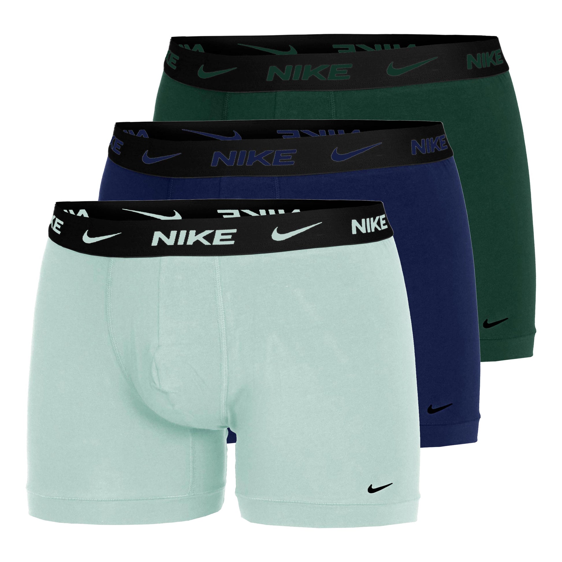 Nike Dri-Fit Essential Micro Trunk Boxer Short 3er Pack Herren - mint, blau