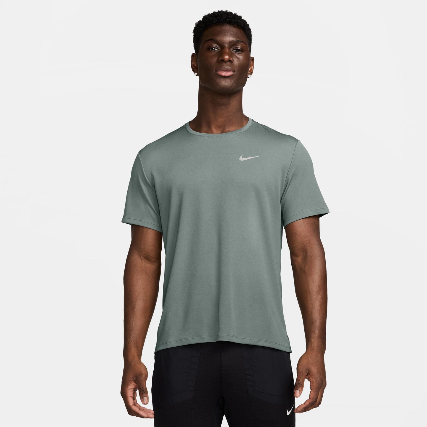 Nike Miler Laufshirt Herren - blaugrau