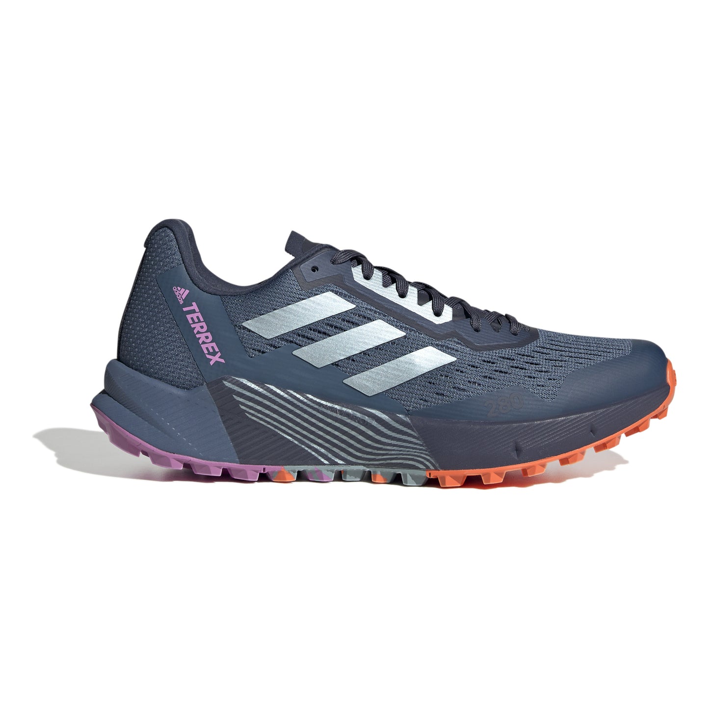 adidas Terrex Agravic Flow Trailschuh Damen - anthrazit, orange