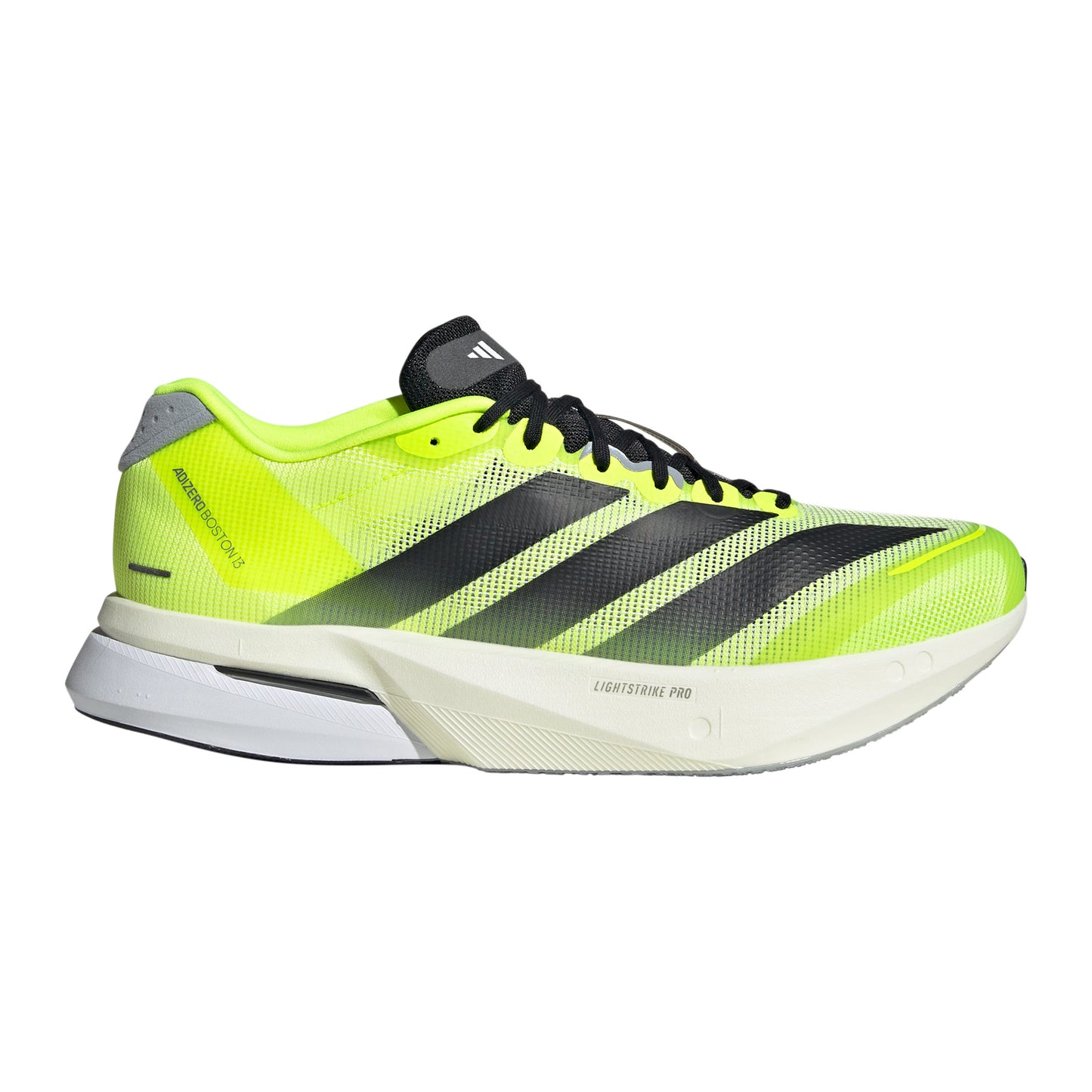 adidas adizero Boston 13 Wettkampfschuh Herren - neongelb, schwarz