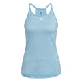 Performance Tank-Top Damen - hellblau, weiß