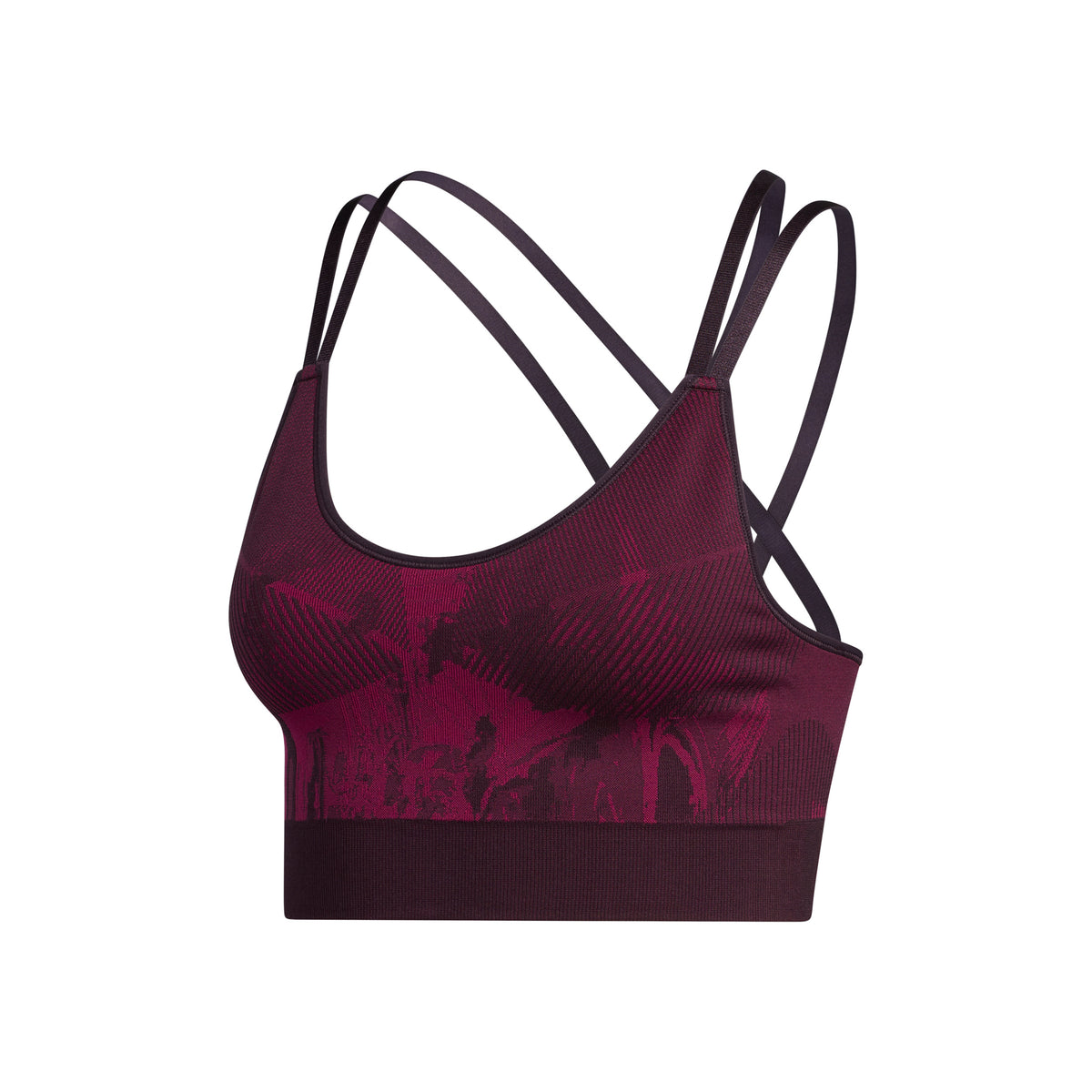 adidas AM PK FLW Sport-BH Damen - berry, lila