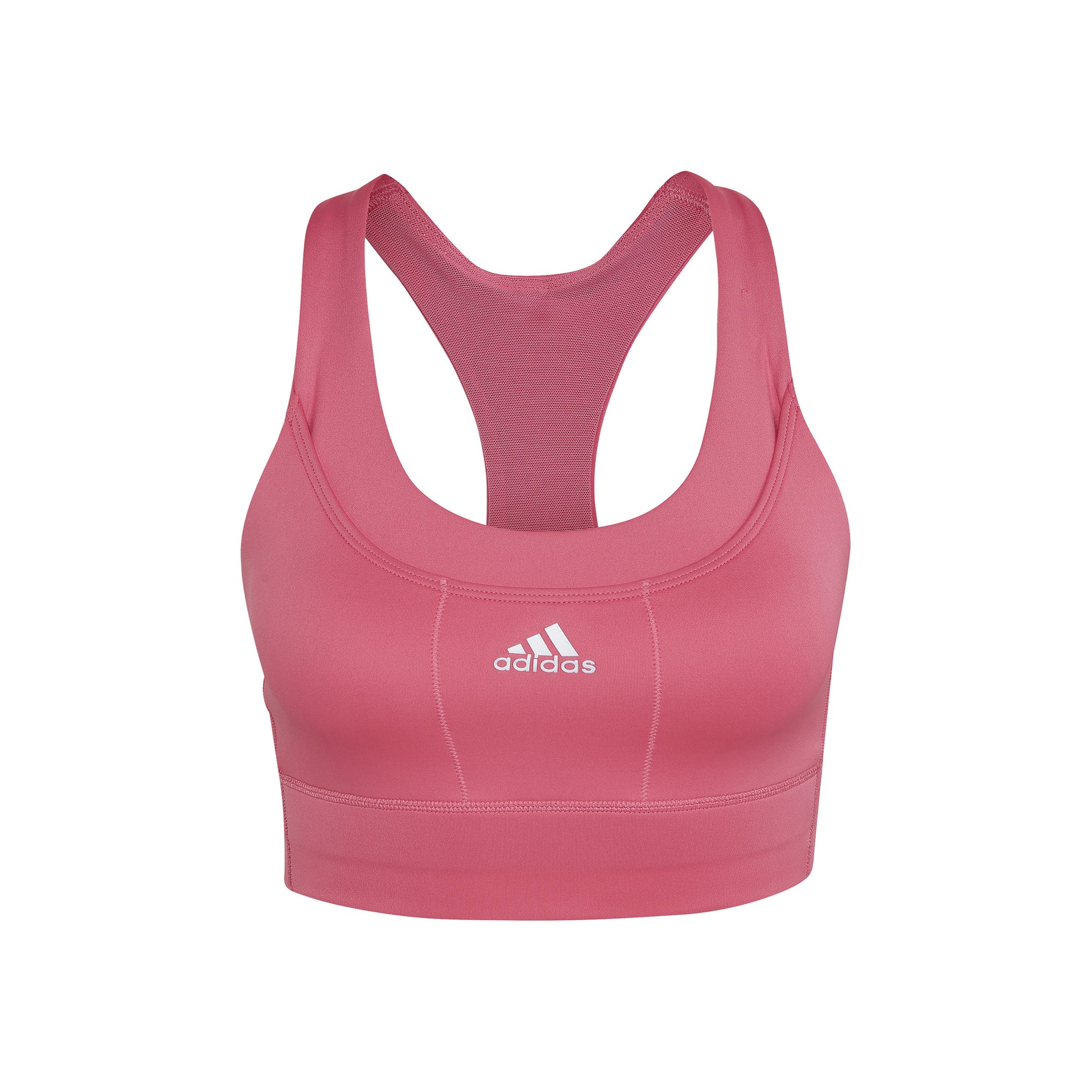 adidas Medium Support Primeknit Sport-BH Damen-Rot
