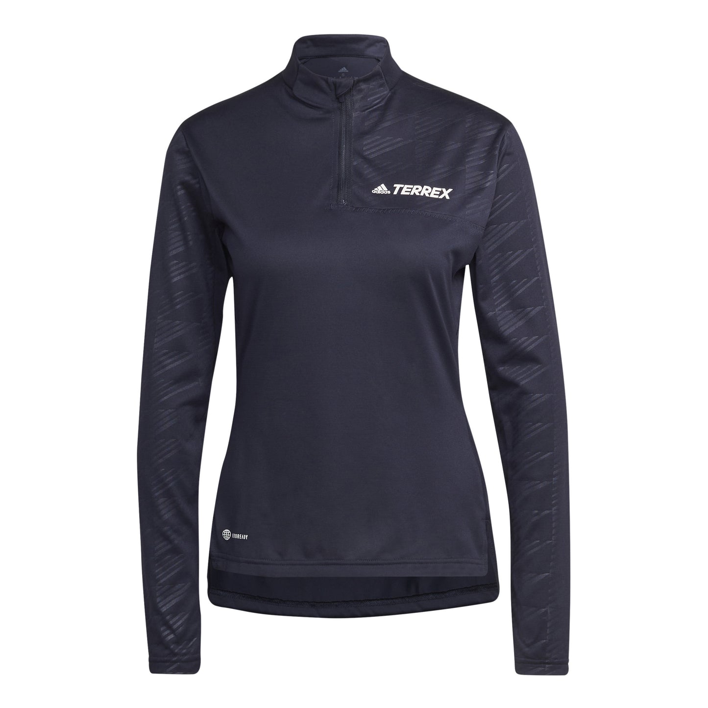 adidas Multi Half-Zip Longsleeve Damen - dunkelblau,