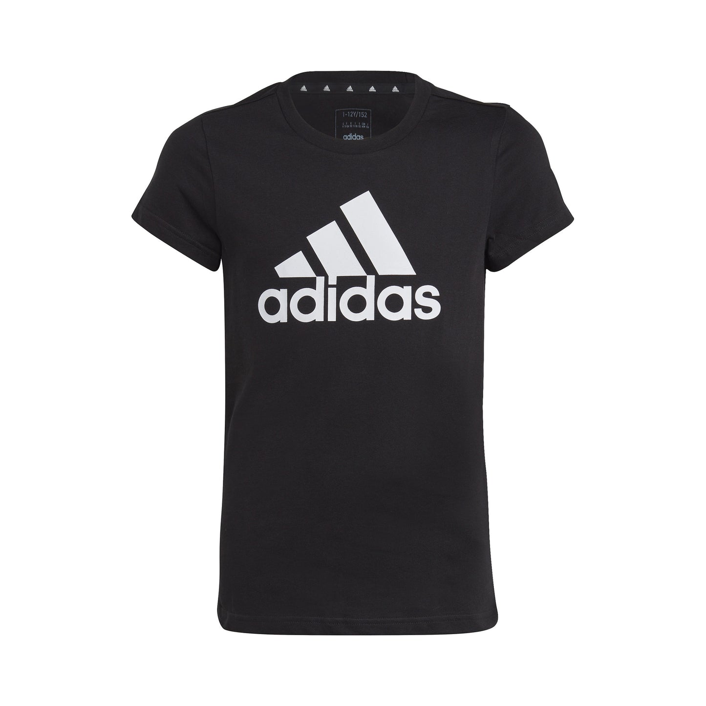 adidas Big Logo T-Shirt Mädchen - schwarz, weiß