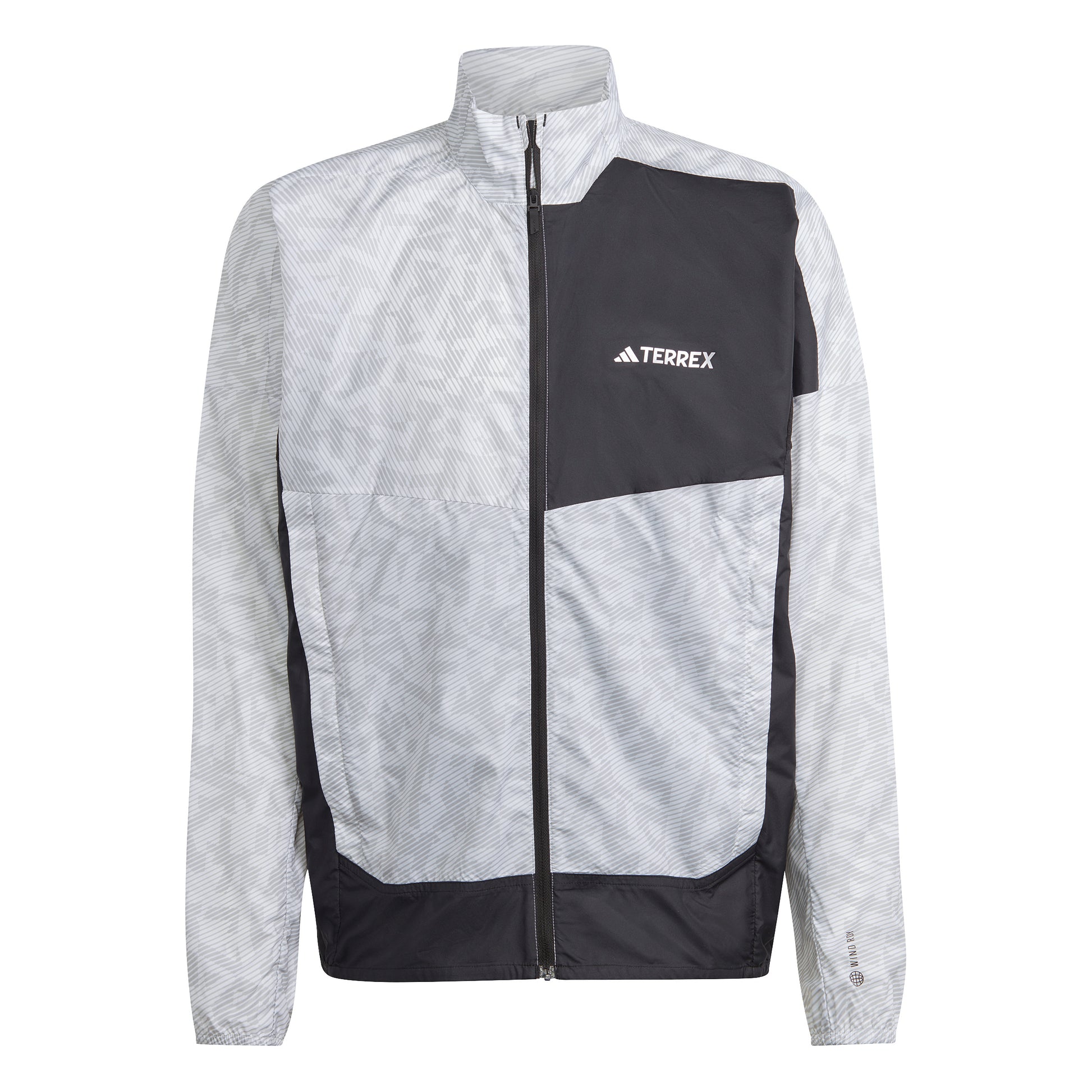 adidas Terrex Trail Wind Laufjacke Herren - weiß, schwarz