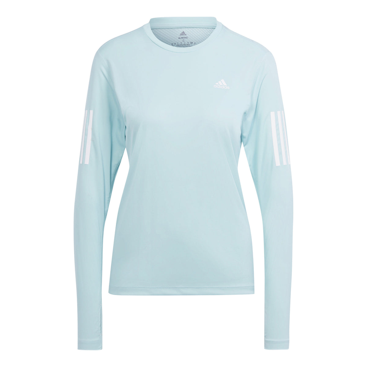 adidas Own the Run LS Laufshirt Damen - hellblau,