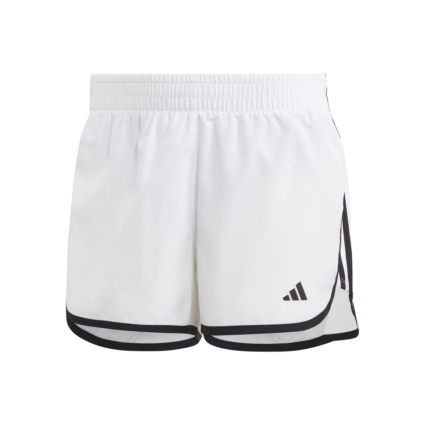 adidas M20 3in Laufshorts Damen - weiß, schwarz