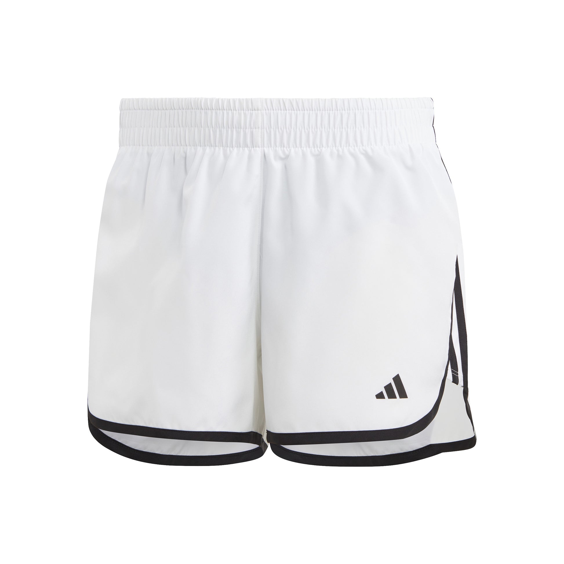 adidas M20 3in Laufshorts Damen - weiß, schwarz