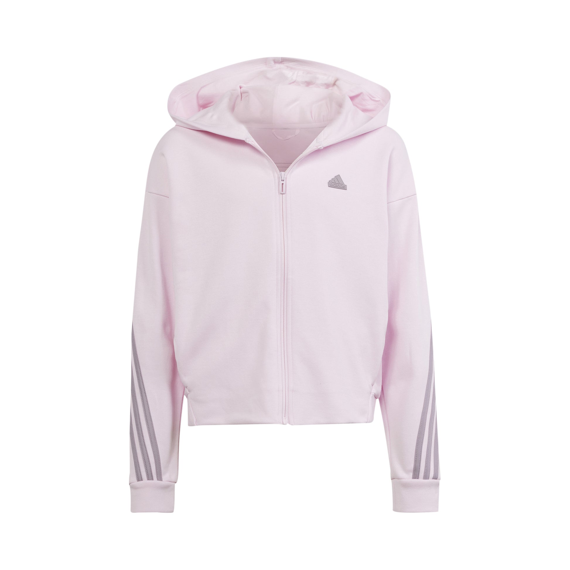 adidas Future Icon 3-Stripes Sweatjacke Mädchen - rosa,