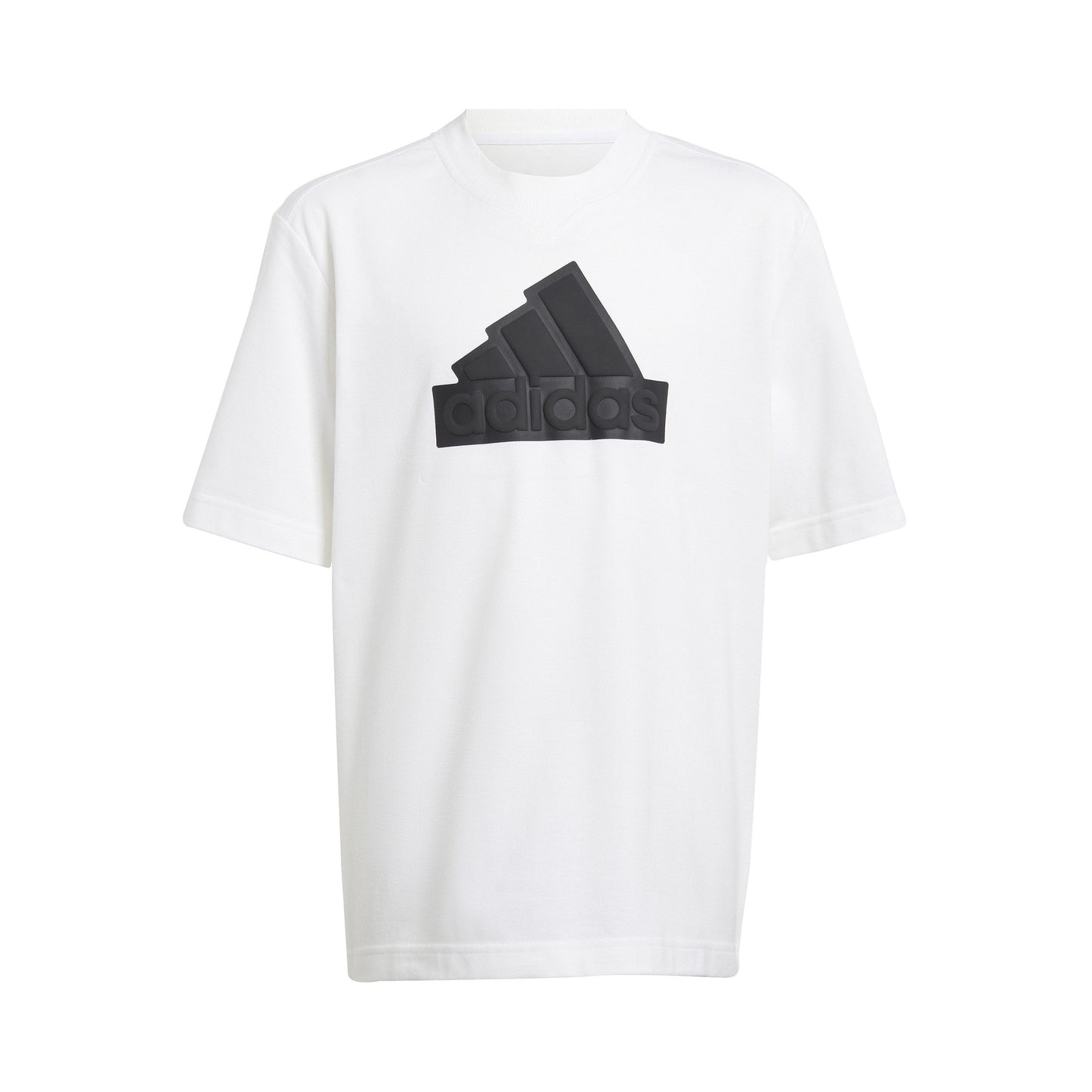 adidas Logo T-Shirt Jungen - weiß, schwarz