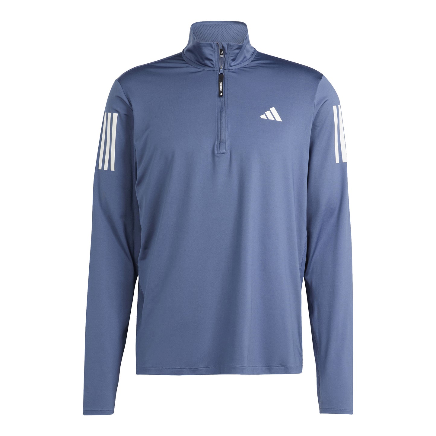 adidas Own The Run B Half-Zip Longsleeve Herren - blaugrau,