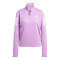 Own the Run Half-Zip Longsleeve Damen - lila,