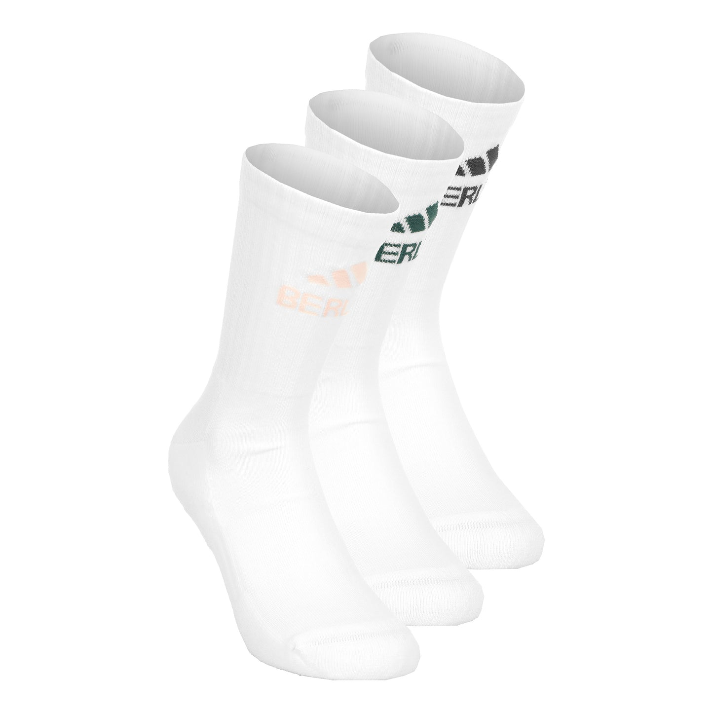 adidas Crew Laufsocken 3er Pack Unisex - weiß,