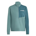 Terrex MT Half-Zip Laufshirt Damen-Dunkelgrün,Grün