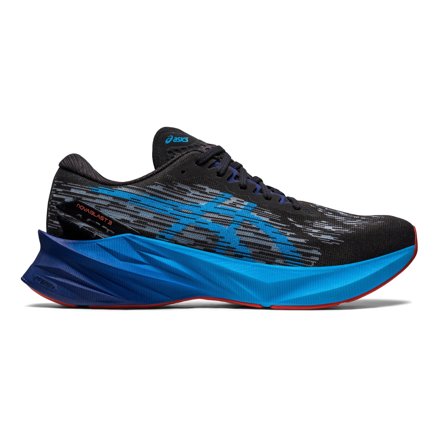 ASICS Novablast 3 Neutralschuh Herren - schwarz, blau