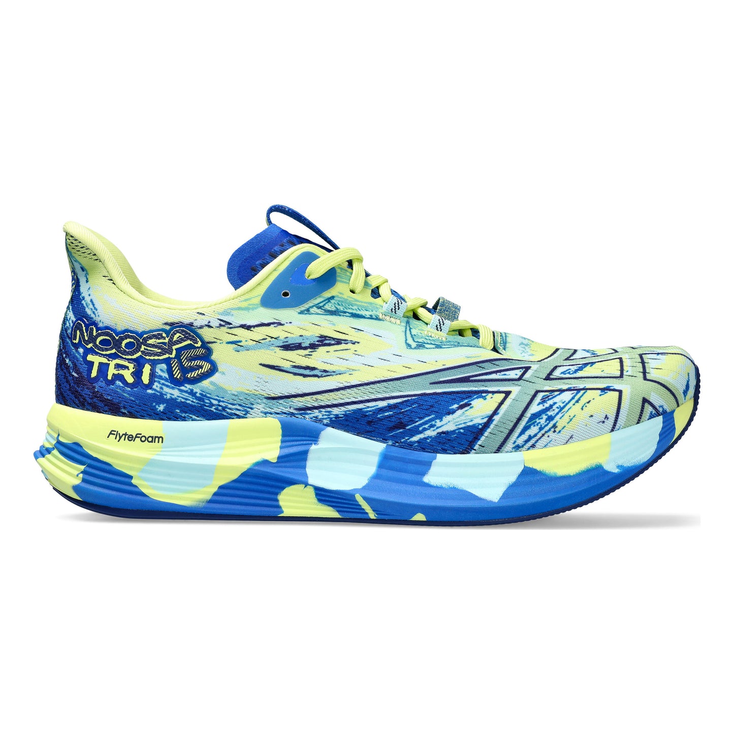 ASICS Noosa Tri 15 Wettkampfschuh Herren - blau, neongrün