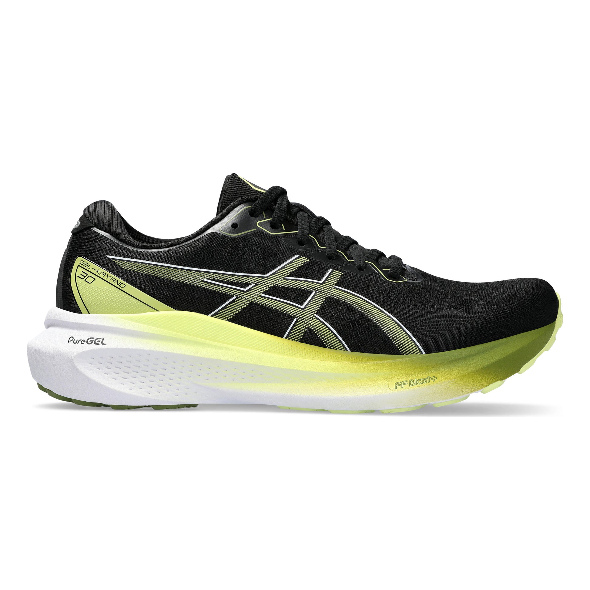 ASICS Gel-Kayano 30 Stabilitätsschuh Herren - schwarz, neongelb